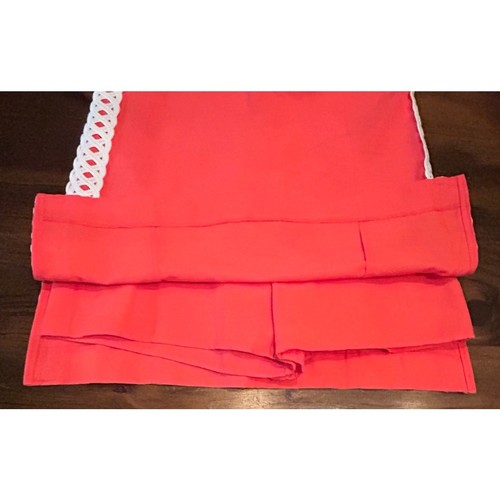 Lilly Pulitzer Sadie Etuikleid Strampler Kleid Mizner rot weiß Lilly Spitze Leinenmischung - Bild 7 von 12