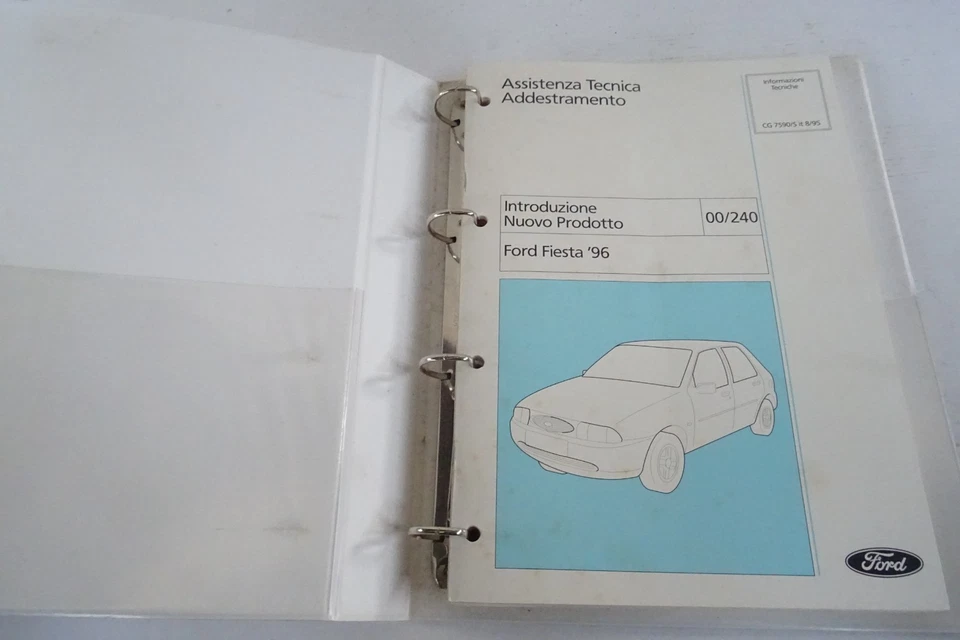 catalogo assistenza tecnica Ford Fiesta 1996 cambio sterzo sospensioni - Immagine 2 di 4
