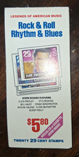 Elvis Presley .29 cent legends of american music stamp booklet sealed