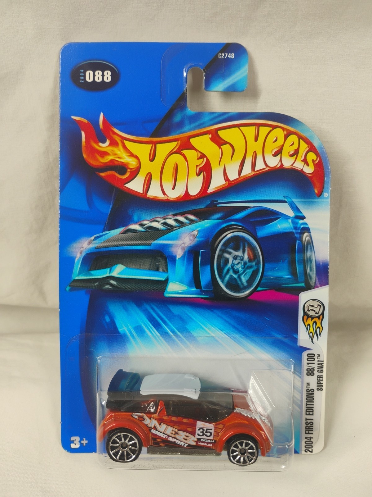 2004 Hot Wheels #088 First Editions Super Gnat 88/100