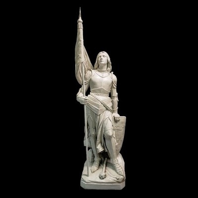 St. Joan of Arc Patron Saint of France Christian LIFE-SIZE sculpture statue 93''