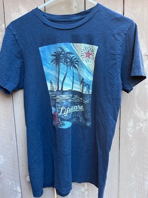 OBEY Lifeguard is not on Duty Graphics  Blue T-Shirt - Unisex Sz S