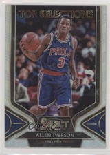 2019-20 Panini Select Top Selections Silver Prizm Allen Iverson #12 HOF y8a
