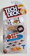 Tech Deck 2025 Santa Cruz The Simpsons  4 Pack Board SET