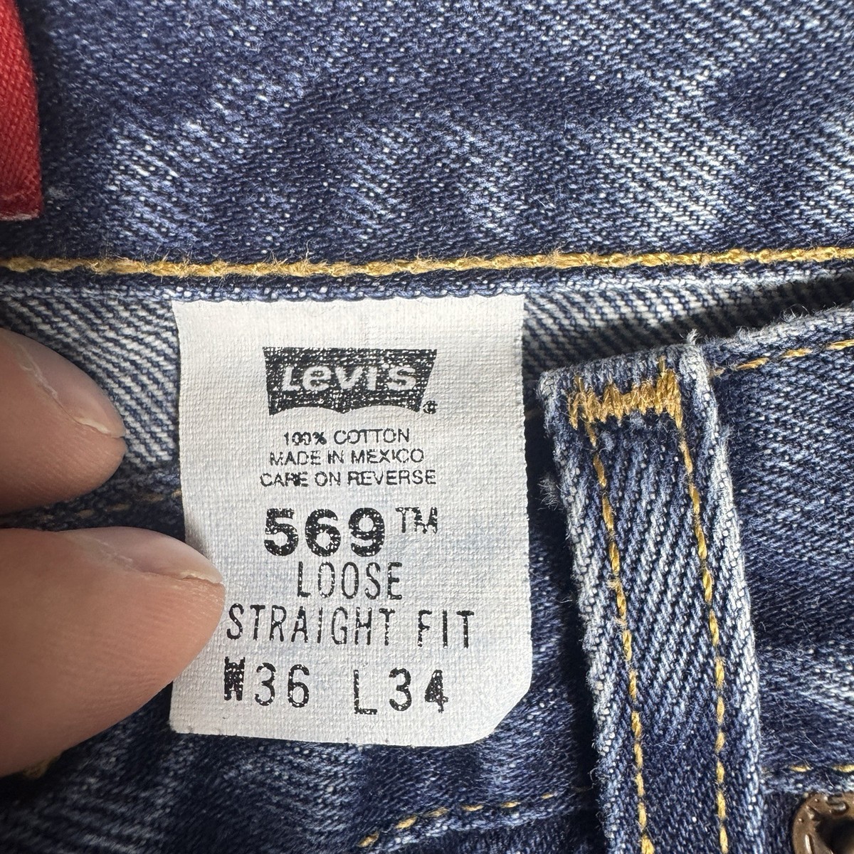 【W36 L34】 メキシコ製 japan levi's リーバイス 569 W36 L34】 メキシコ製 japan levi's リーバイス 569 Vintage Levis 569