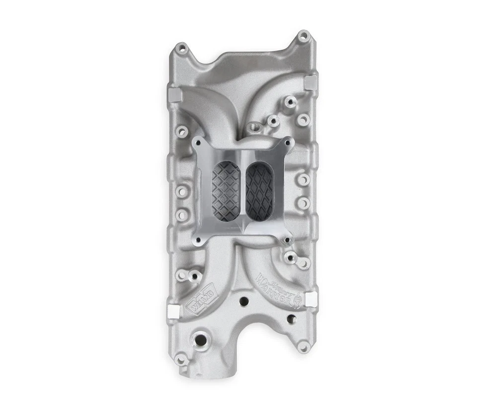 Colector de admisión de aluminio Weiand 8124WND Street Warrior bloque pequeño Ford 221-302 Foto 2 de 4