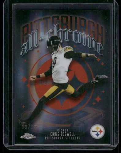 2025 Topps Chrome Chris Boswell Orange Refractor (RAW)
