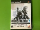Metal Gear Solid 2 Substance (PS2, 2003) No Manual Tested & Working B