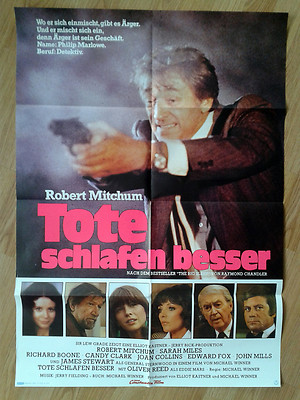 THE BIG SLEEP ROBERT MITCHUM rare German 1-sheet poster