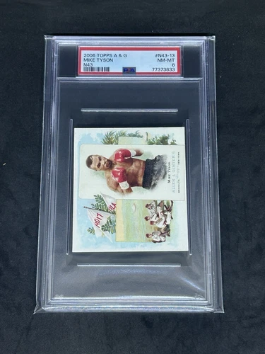 2006 Allen & Ginter Box Loader N43 Mike Tyson #N43-13 PSA 8