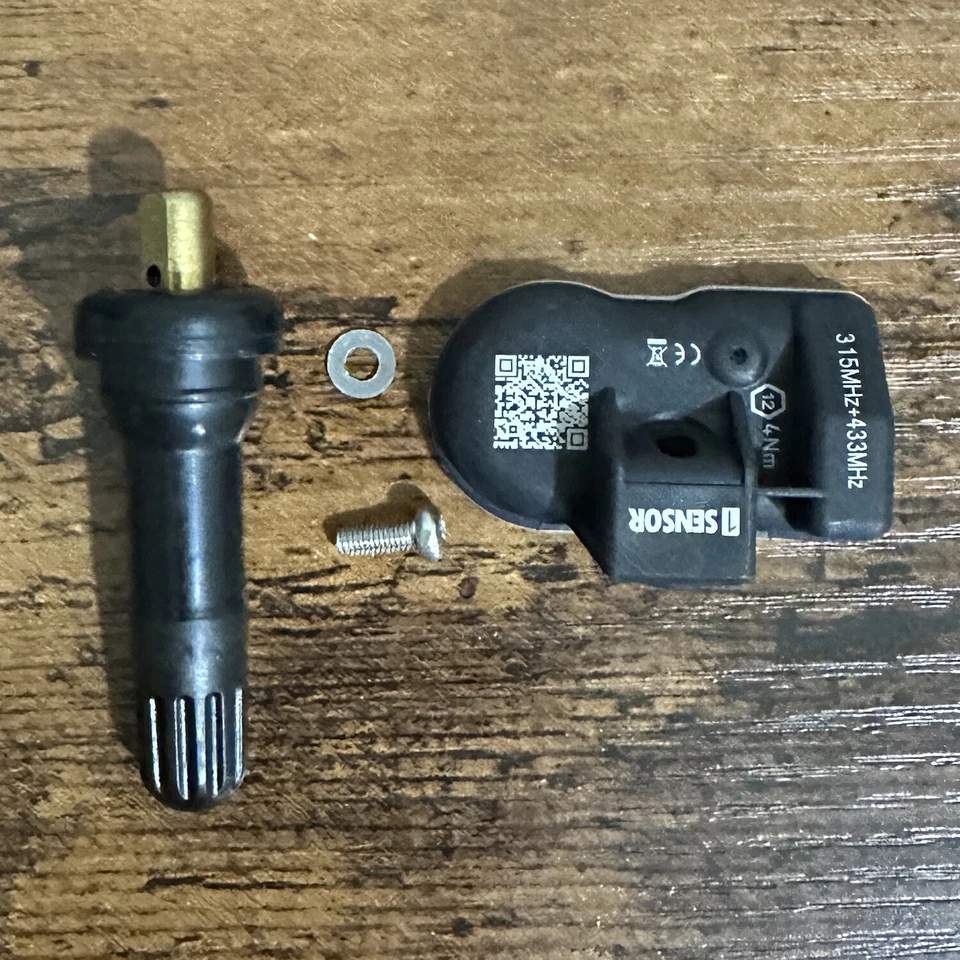 4PCS ALL IN 1 Universal Programmable TPMS Sensor 315&433MHz Rubber Stem - Image 3 of 4