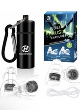 Hearprotek Concert Ear Plugs, 2Pairs Reusable High Fidelity Musician Ear Plugs