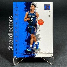 2019-20 Panini Impeccable Basketball DENNIS SMITH JR. #51 SP /99 NEW YORK KNICKS