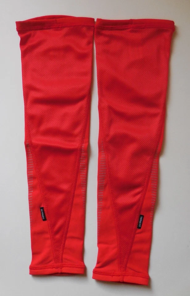 Nike Thermal Arm Warmer Sleeves Lightweight Challenge Red/Silver L/XL One Pair - Image 3 of 4