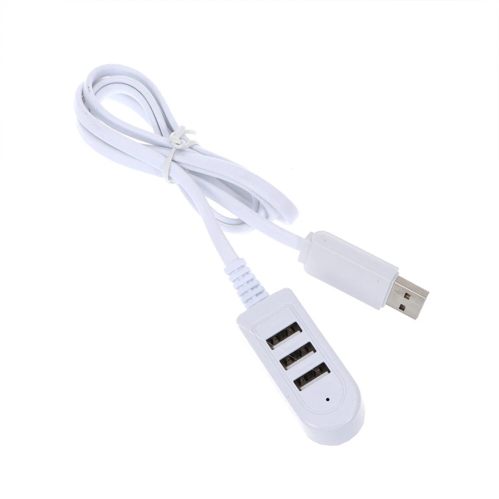4-Port USB 3.0 Hub with 3A Fast Charging & Extension Cable