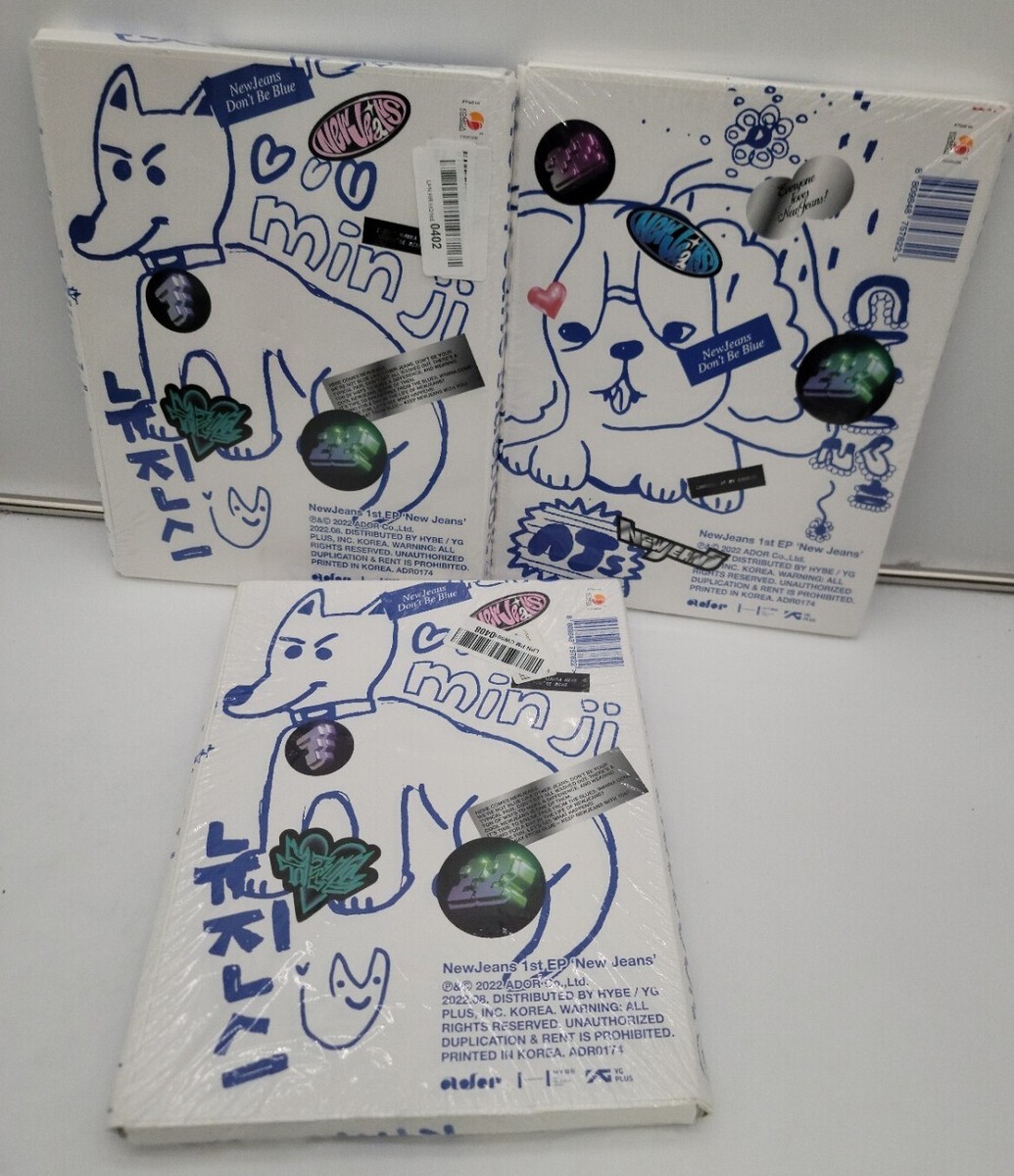 LOT OF 3 -NewJeans 1st Ep 'New Jeans' by Newjeans (CD, 2023