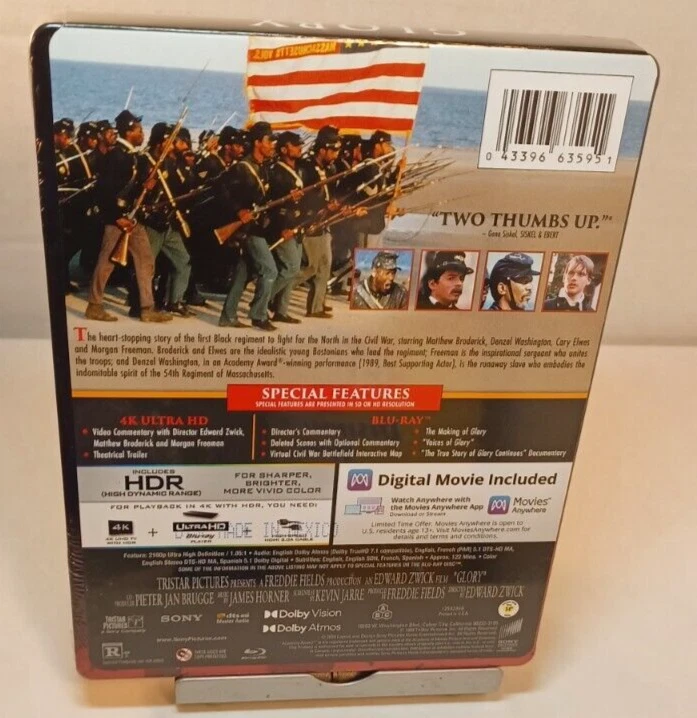 Glory Steelbook (4K + Blu-ray - No Digital Code)-Box Shipping with Tracking - Image 4 of 4