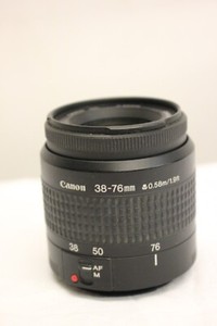 CANON EF 38-76mm 1:4.5-5.6 ZOOM LENS EF NO CAPS