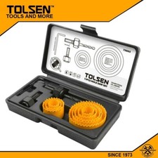 KIT FRESE A TAZZA 11 PZ. mm.19-64 PER LEGNO PLASTICA CARTONGESSO TOLSEN 75865