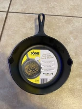 Lodge Cast Iron Wildlife Series 8" Duck Cast Iron Skillet 