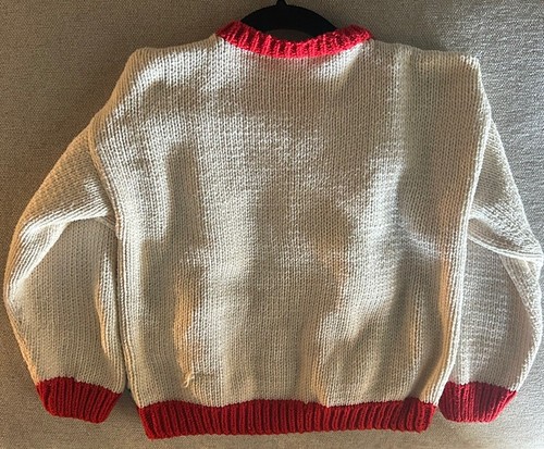 Cárdigan Peruano Bordado Tejido Crochet Hecho a Mano Perú Niños Vacaciones Suéter - Imagen 4 de 15