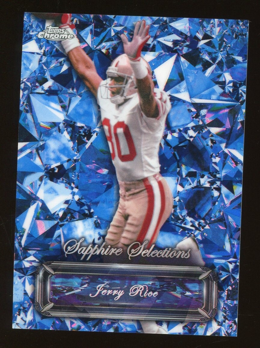 2024 Topps Chrome Sapphire Selections Jerry Rice San Francsico 49ers HOF
