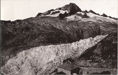 Tirage Vintage Suisse Glacier Du Rhône Circa 1895 - Format 10x13 Cm, Original, Pièce De Collection Pour Amateurs De Photographie Ancienne