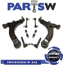 8 Pc Control Arms Outer Tie Rod Ends Sway Bar End Links for Pontiac Grand Prix