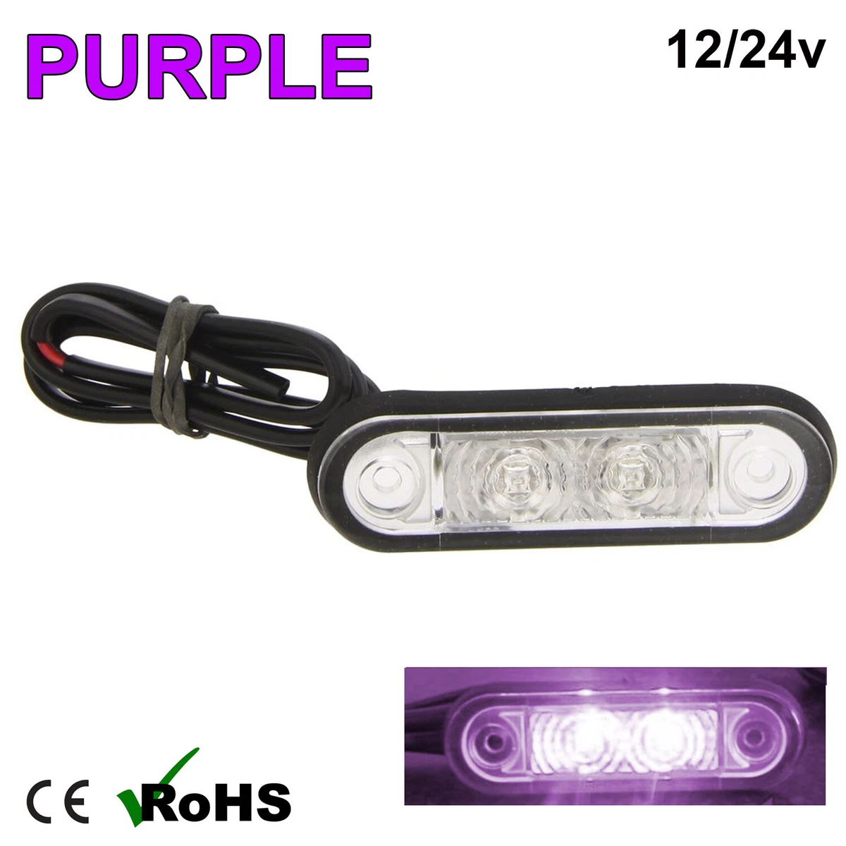Flush fit 2024 led marker lights