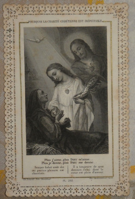 image pieuse canivet dentelle vie de foi ou dieu present