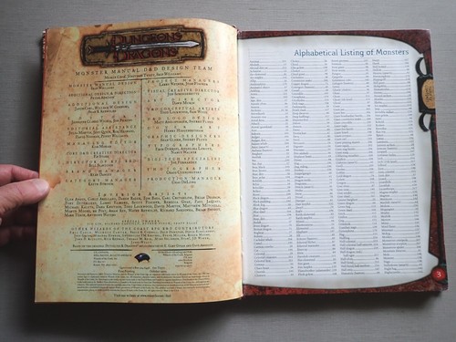 Monster Manual: Core Rulebook III Dungeons & Dragons 1st Print 2000 Fair to Good - Picture 5 of 12