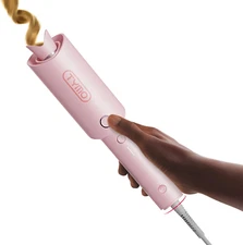 Automatic Rotating Curling Iron -  CURLPRO Beach Waves 1 Inch Curling Wand, Port