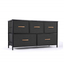 romoon dresser organizer with 5 drawers, fabric storage drawer unit, dresser for