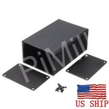 Aluminum Project Box Enclosure Case Electronic DIY 100x66x43mm Black US Stock