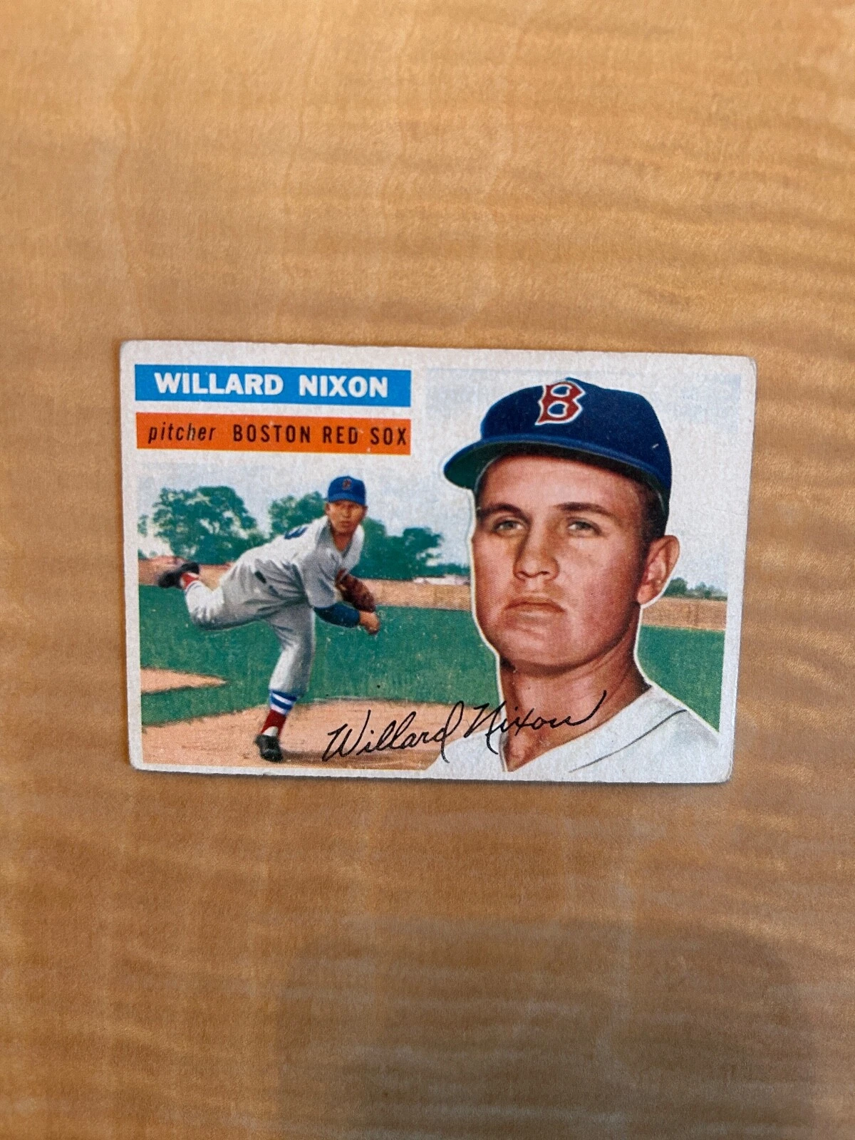 1956 TOPPS BASEBALL #122 WILLARD NIXON!! $1 SHIPPING!!