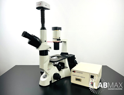 ACCU-SCOPE 3032 Inverted Phase Contrast Microscope with WARRANTY