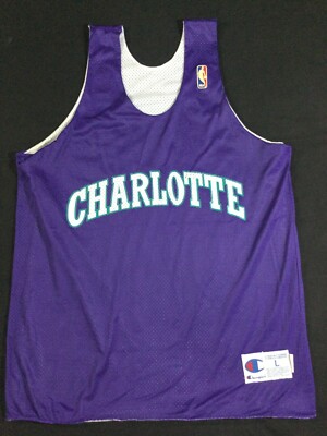 Vintage Charlotte Hornets Basketball-NBA Warm up Champion