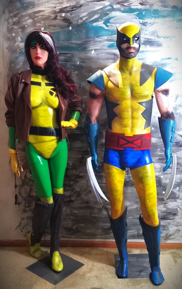 ROGUE X-MEN LIFE SIZE MARVEL COMICS Statue Figure Fiberglass Avengers Mannequin* - Image 4 of 4
