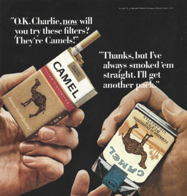 cheapest price for camel non filter cigarettes Regular or 1967 Print Ad - Great To Frame! RARE CAMEL refillable UNFILTERED cigarette