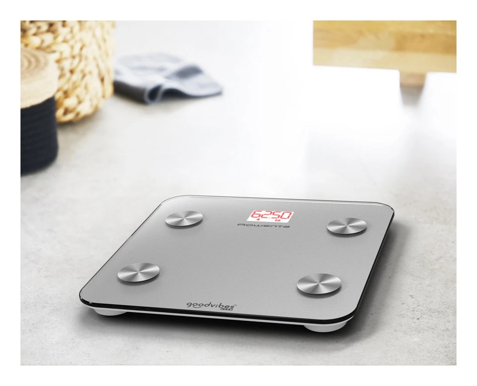 Rowenta Bilancia pesapersone GOODVIBES LIFE+ Grigio BR9600S1 - Immagine 2 di 3