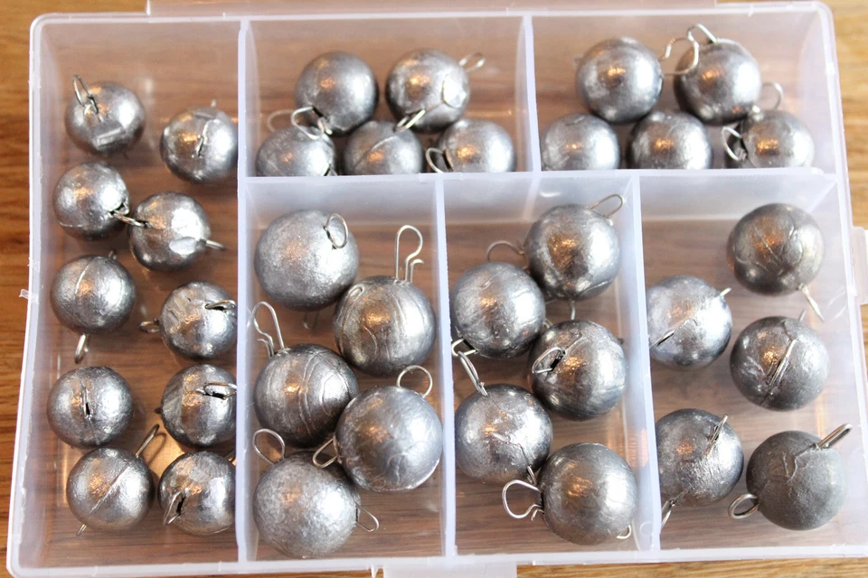 Cheburashka Set in Box 35 Stück Wechselblei 10-20g Jig Kugelblei cheburaschka - Bild 4 von 4