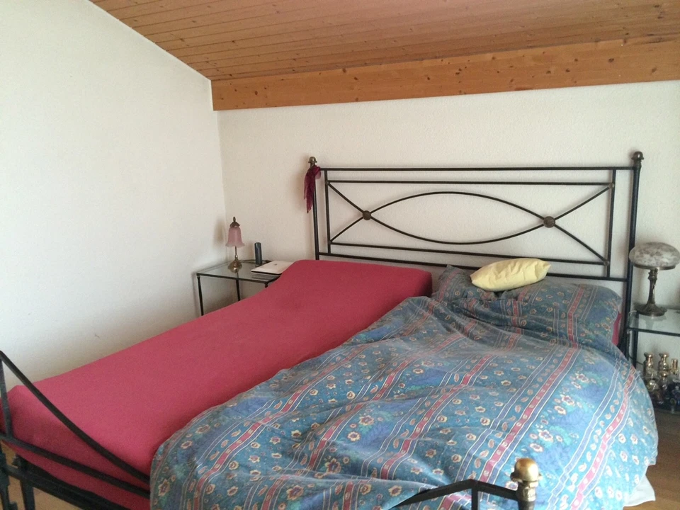 Toskanisches Metallbett mit Gitterrost - Bild 1 von 1