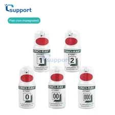 3 Bottle Dental Gingival Retraction Cord Plain Knitted Cord Size 000/00/0/1/ 2