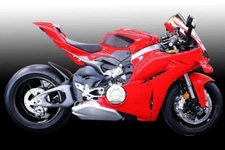 DUCATI PANIGALE V4 (2025-Current) SnakeSkin Tank Grips