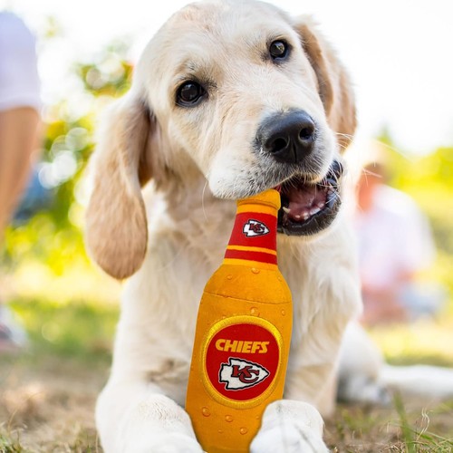 Pets First NFL Beer Bottle Plush Toy for Dogs & Cats Dog Chew Toy with Squeaker - Picture 37 of 78