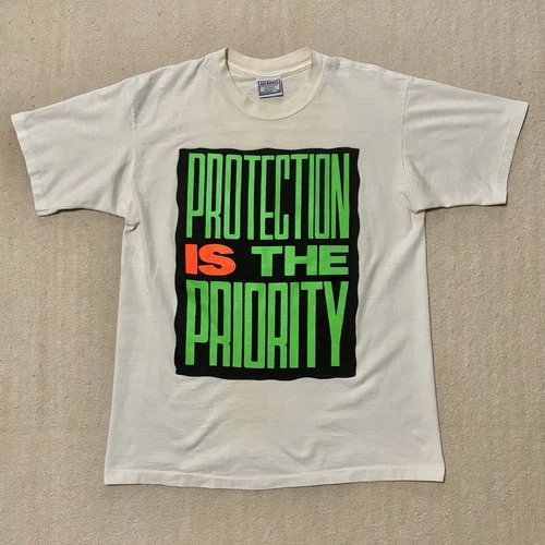 TLC Shirt Protection Is The Priority AllSport T 1990s vintage concert t-shirt, vintage, single stitch, B+ condition