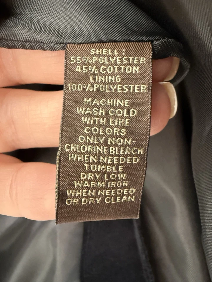 Blazer Tasso Elba Hombre Pana Negro 42L Abrigo Deportivo Dinero Antiguo Academia Parches Foto 3 de 4