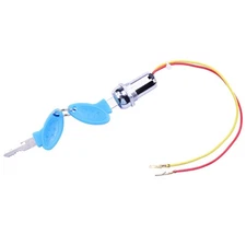 2 Wire Ignition Key Switch Lock for Gas Electric Scooter ATV Moped Go Kart Po...