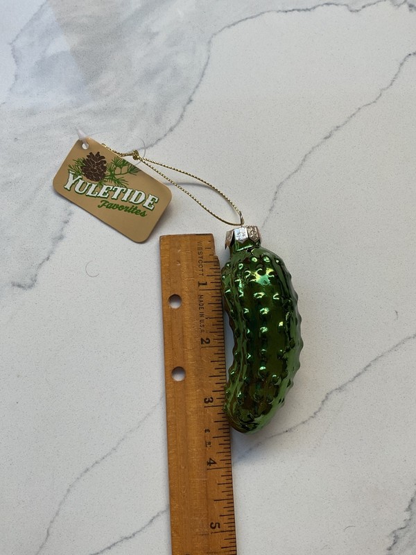 Pickle christmas ornament NWT