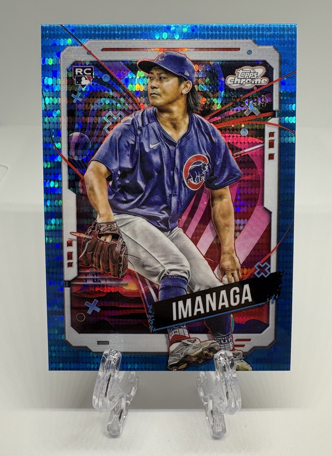 2024 Topps Cosmic Chrome Blue Moon Refractor /99 Shota Imanaga #199 Rookie RC